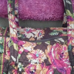 Vera Bradley Large Duffel Bag English Rose EUC